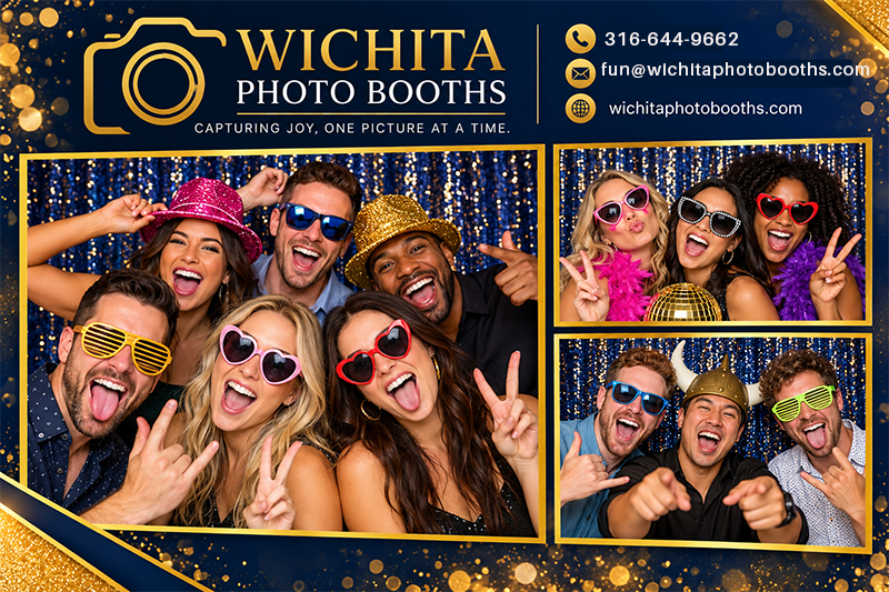 Business photo booth layout